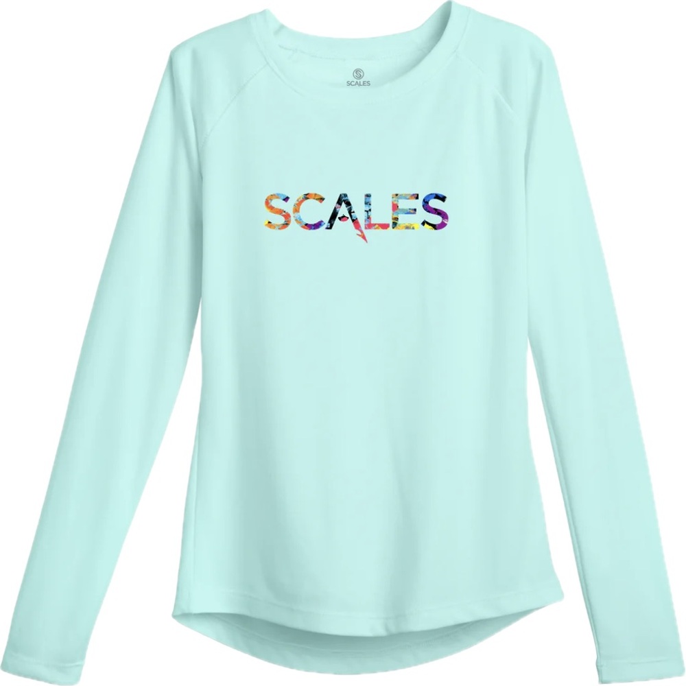 Scales Light Blue Women's Top